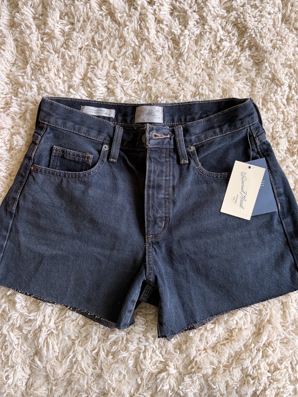 Universal Thread Black High-Rise Jean Shorts